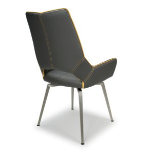 Pair of Mako Swivel Graphite Chairs