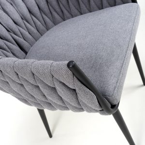 Pair of Pandora Dolphin Grey Chairs