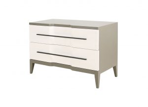 Ascot Ivory & Taupe Bedside Drawers