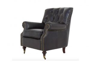 Wolf Hall Leather Armchair