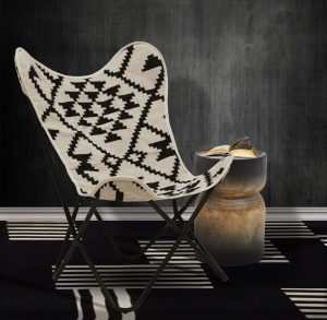 Zig Zag Tapestry Chair