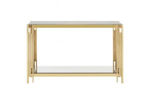 Symphony Gold Console Table