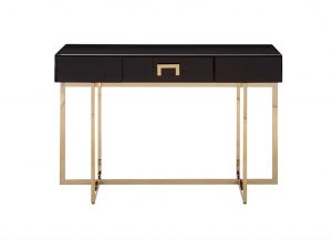 Verve High Gloss Black Console Table