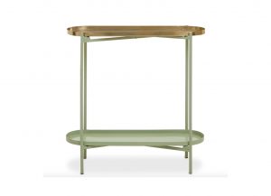 Sage & Gold Console Table