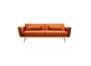 Seville Burnt Orange Sofa Bed