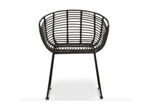 Lola Black Rattan Chair