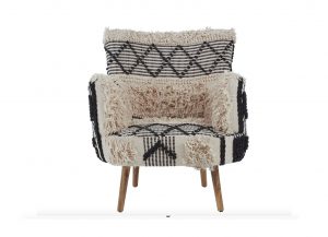 Shaggy Tribal Occasional Chair