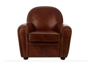 Retro Cognac Leather Chair