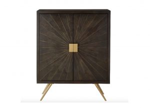 Sunburst Mango Wood Cabinet