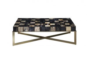 Fossil Checkered Coffee Table