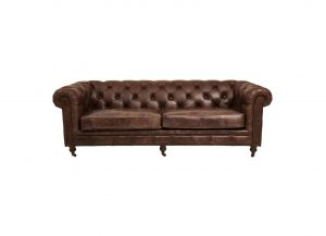 Wolf Hall Cognac Leather Sofa