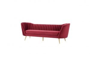 Fabulous Fuchsia Velvet Sofa