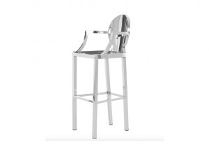 Louis Silver Bar Chair