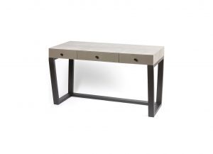 Milano Taupe Leather Desk