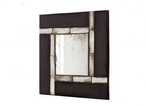 Retro Small Square Antiqued Mirror