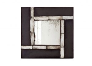 Retro Small Square Antiqued Mirror