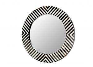 Zebra Shell Wall Mirror