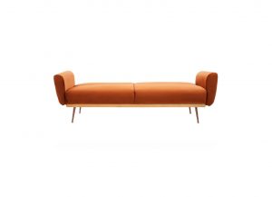 Seville Burnt Orange Sofa Bed