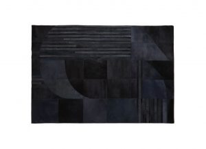 Art Deco Black & Grey Rug