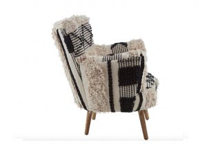 Shaggy Tribal Occasional Chair