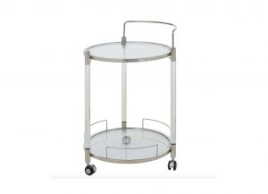 Studio Round Silver Trolley