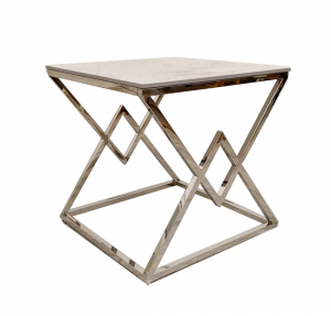 Parisian Chrome Side Table