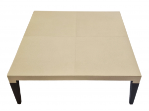 Cappuccino Leather Coffee Table