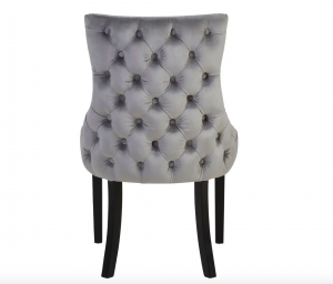 Townhouse Grey Velvet Dining Chair