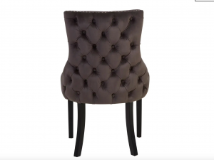 Townhouse Mink Velvet Dining Chair