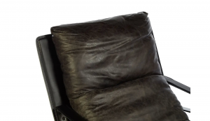 Ralph Brown Leather Lounge Chair