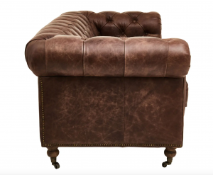 Wolf Hall Cognac Leather Sofa