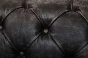 Wolf Hall Ebony Leather Sofa