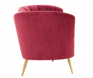 Fabulous Fuchsia Velvet Sofa