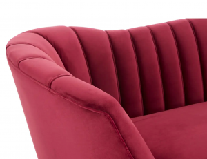 Fabulous Fuchsia Velvet Sofa