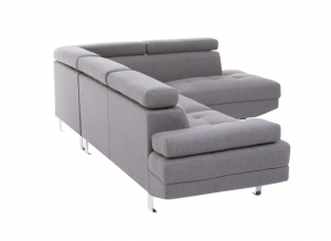 Soho Grey Linen Corner Sofa