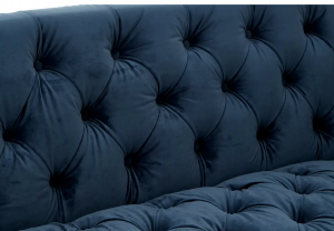 Medici Blue Velvet Sofa