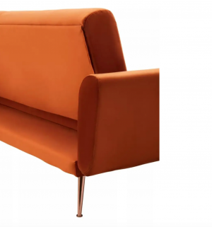 Seville Burnt Orange Sofa Bed