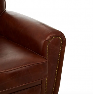 Retro Cognac Leather Chair