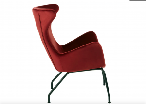 Claret Red Lounge Chair