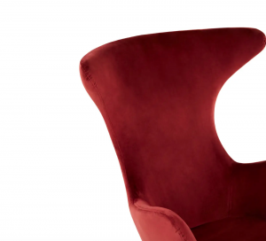 Claret Red Lounge Chair