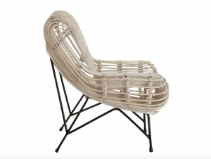 Jardin Ivory Rattan Chair