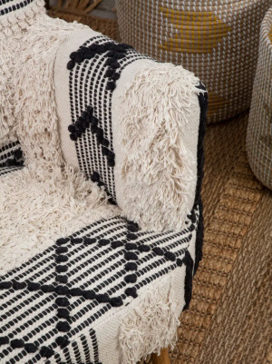 Shaggy Tribal Occasional Chair