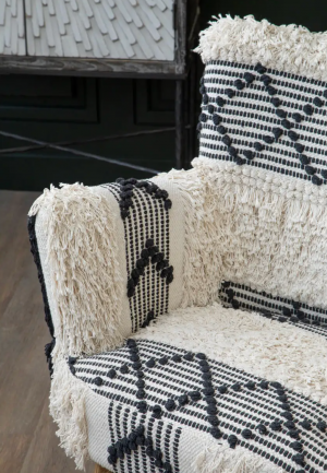 Shaggy Tribal Occasional Chair