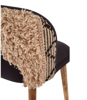 Moroccan Shaggy Dining Chair