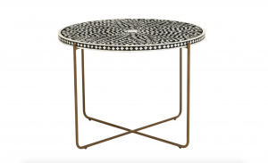 Lotus Mosaic Side Table