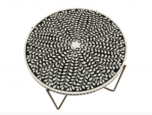 Lotus Mosaic Side Table