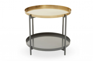 Maison Gold & Grey Side Table