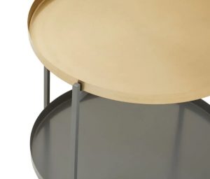 Maison Gold & Grey Side Table