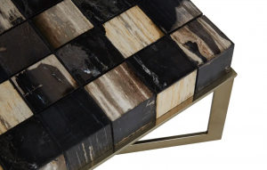 Fossil Checkered Coffee Table