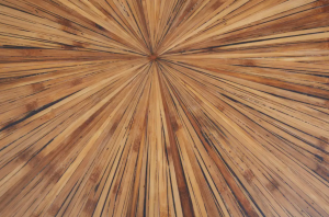 Bamboo Sunburst Coffee Table